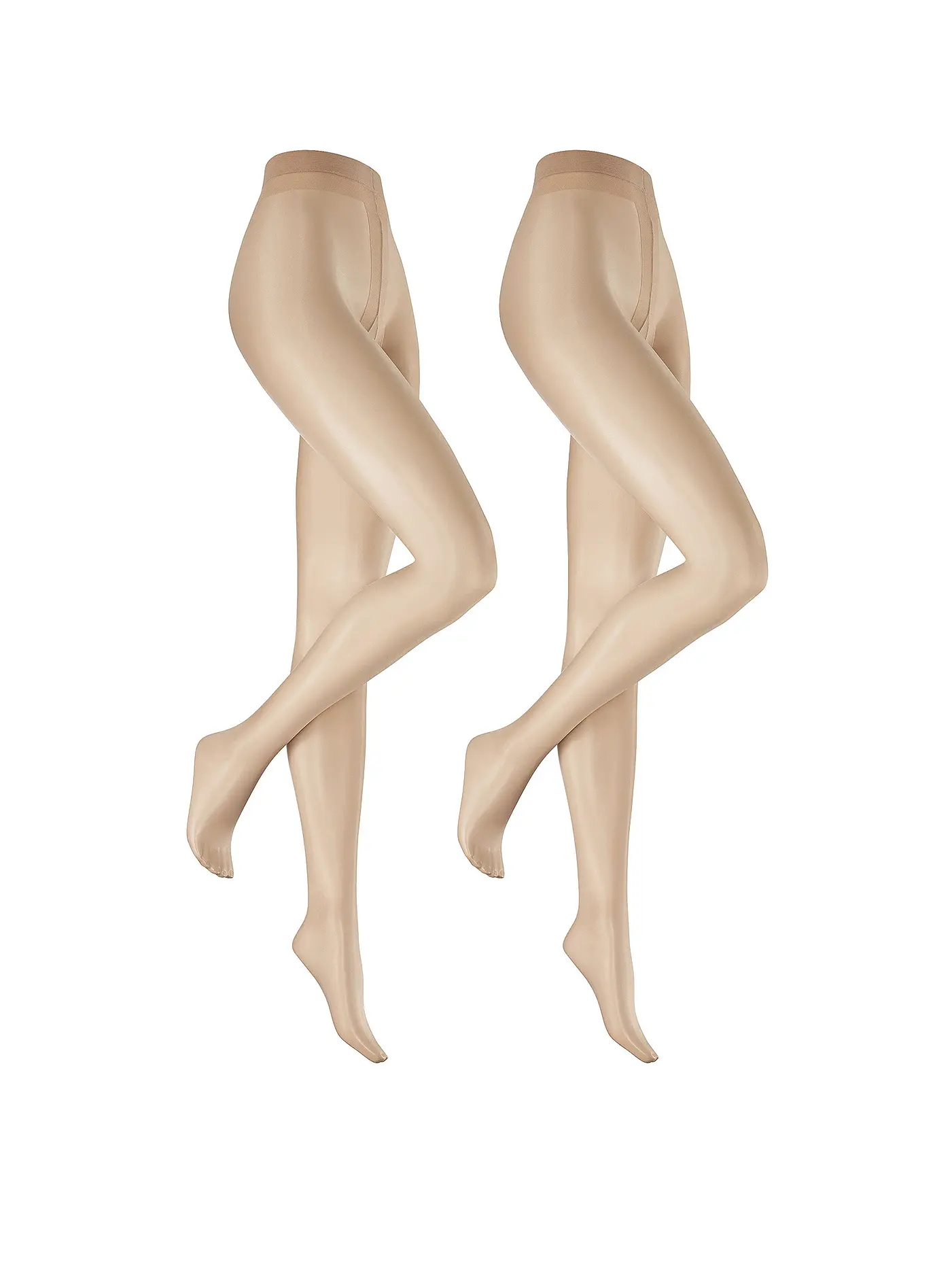 HUDSON | Feinstrumpfhose SIMPLY SHINE 15 2-er Pkg skin | beige